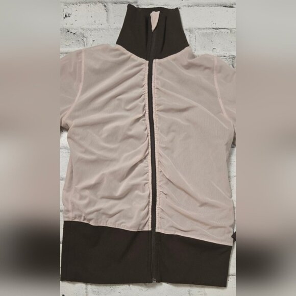 Lululemon Global Brown Zip Jacket Women’s Athleisure Activewear - Reversible - Picture 5 of 7